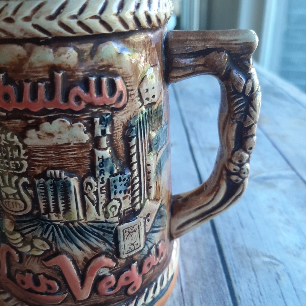 VTG LAS VEGAS CERAMIC SOUVENIR MUG - Picture 6 of 16